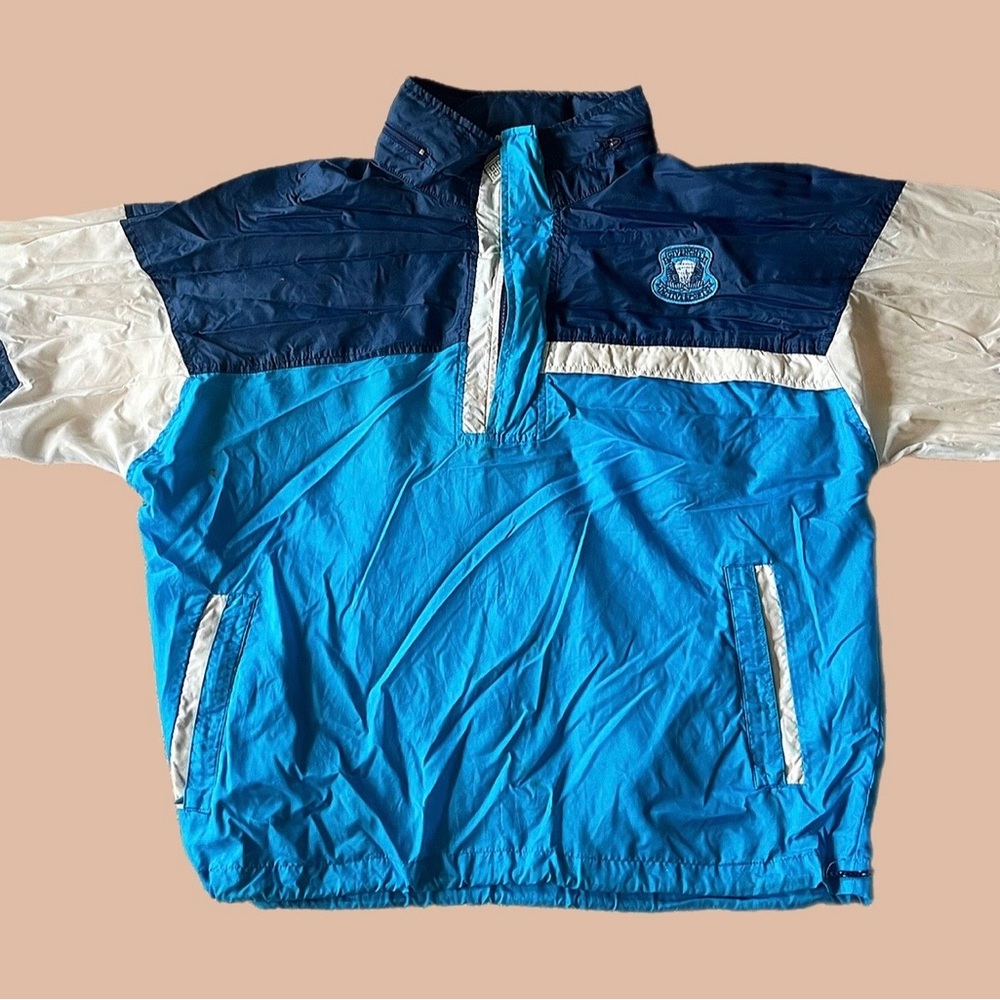 Givenchy Men's Blue and White Windbreaker Jacket